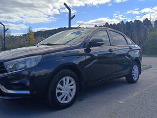 2016 Lada (ВАЗ) Vesta I, чёрный, 780000 рублей, вид 2