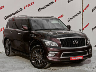 2015 Infiniti QX80 I Рестайлинг, красный, 2940000 рублей, вид 3