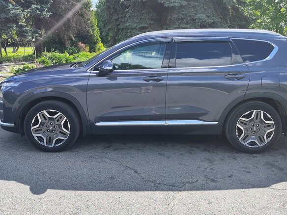 2022 Hyundai Santa Fe IV Рестайлинг, синий - вид 7