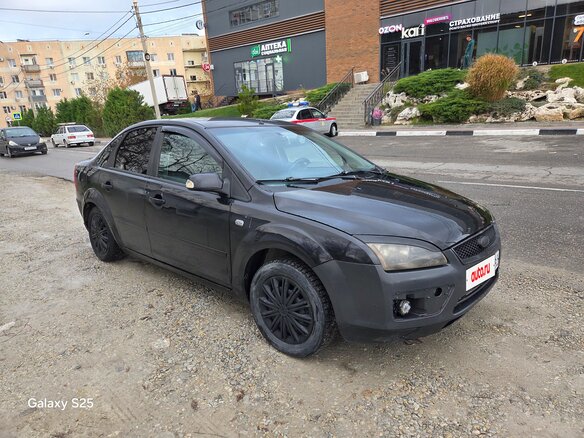 2007 Ford Focus II, чёрный - вид 1