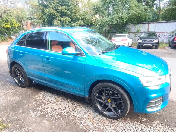 2015 Audi Q3 I (8U) Рестайлинг, голубой, 2080000 рублей - вид 9
