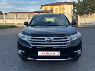 2013 Toyota Highlander II (XU40) Рестайлинг, чёрный, 3900000 рублей, вид 1