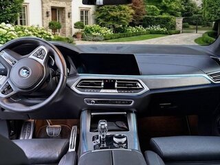 2021 BMW X5 45e IV (G05/G18), синий, 10600000 рублей, вид 4