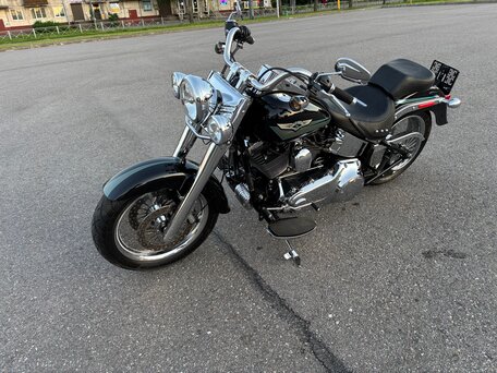 2007 Harley-Davidson Fat Boy, чёрный, 840000 рублей, вид 4