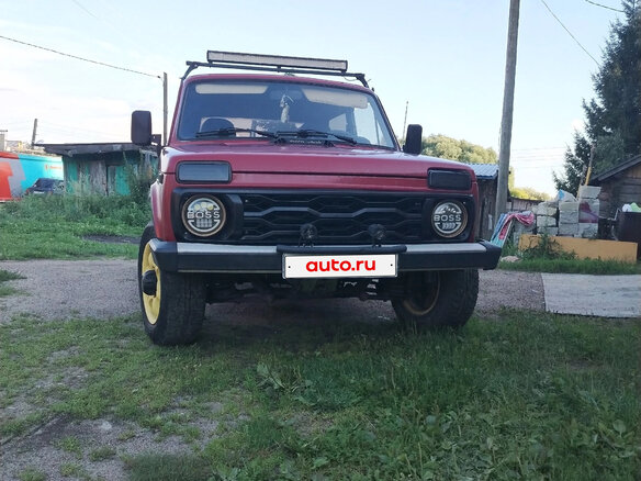 1994 Lada (ВАЗ) 2121 (4x4) I Рестайлинг, красный, 210000 рублей