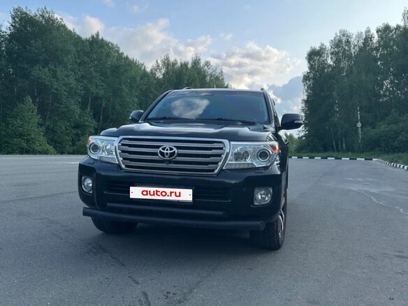 2013 Toyota Land Cruiser 200 Series Рестайлинг 1, чёрный, 4100000 рублей - вид 7