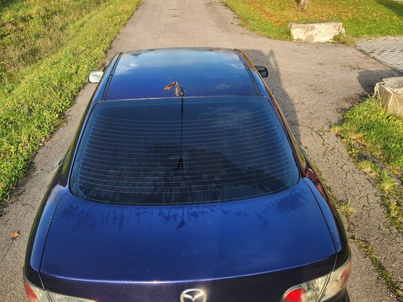 2006 Mazda 6 I (GG) Рестайлинг, синий, 270000 рублей - вид 3