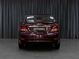 2013 Hyundai Solaris I, фиолетовый, 859000 рублей, вид 4