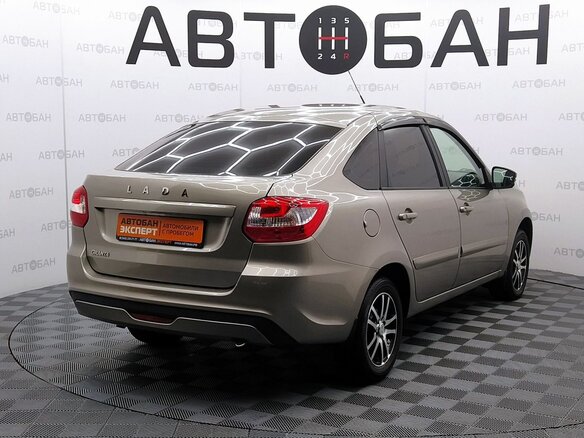 2021 Lada (ВАЗ) Granta I Рестайлинг, серый - вид 2
