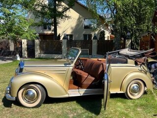 1952 Mercedes-Benz 220 (W187) Cabriolet B, золотистый, 12500000 рублей, вид 4