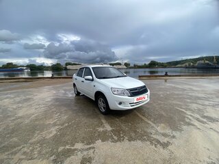 2014 Lada (ВАЗ) Granta I, белый, 550000 рублей, вид 4