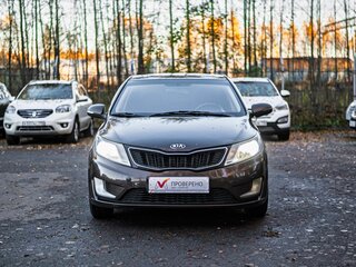 2014 Kia Rio 6-speed III, коричневый, 480000 рублей, вид 3