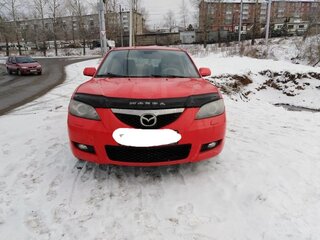 2007 Mazda 3 I (BK) Рестайлинг, красный, 530000 рублей, вид 3