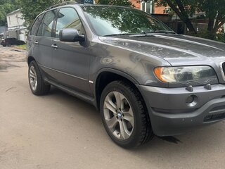 2002 BMW X5 3.0i I (E53), серый, 950000 рублей, вид 1