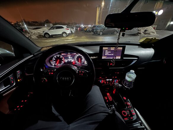 2013 Audi A7 I (4G), серый, 1650000 рублей - вид 16