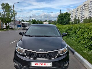 2015 Kia Rio III Рестайлинг, чёрный, 1250000 рублей, вид 2