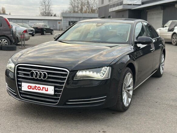 2010 Audi A8 III (D4), чёрный, 1850000 рублей - вид 1
