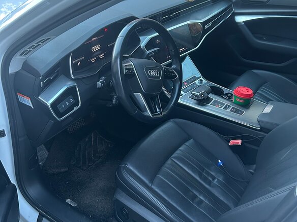 2022 Audi A6 40 TDI V (C8), белый, 4500000 рублей - вид 10