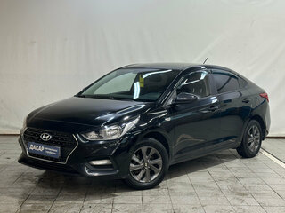 2017 Hyundai Solaris II, чёрный, 1140000 рублей, вид 1