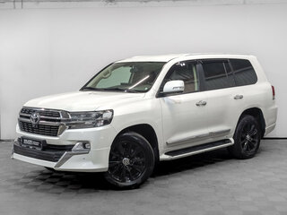 2020 Toyota Land Cruiser 200 Series Рестайлинг 2, белый, 7400000 рублей, вид 1