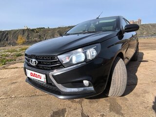 2017 Lada (ВАЗ) Vesta I, чёрный, 700000 рублей, вид 1