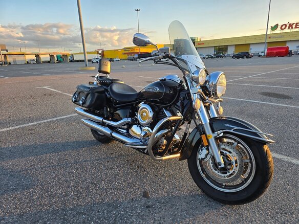 2008 Yamaha XVS1100, чёрный, 640000 рублей - вид 1