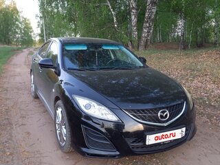 2011 Mazda 6 II (GH) Рестайлинг, чёрный, 910000 рублей, вид 1