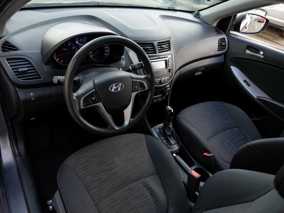 2016 Hyundai Solaris I Рестайлинг, серый, 955000 рублей - вид 12