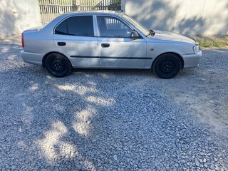 2009 Hyundai Accent ТагАЗ II, серебристый, 400000 рублей, вид 3
