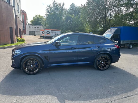 2018 BMW X4 M40i II (G02), синий, 4740000 рублей - вид 5