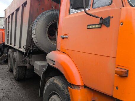 2006 КамАЗ 6520, оранжевый, 1000000 рублей, вид 1