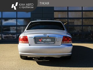 2005 Hyundai Sonata ТагАЗ IV (EF) Рестайлинг, серебристый, 365000 рублей, вид 4