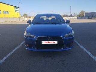 2011 Mitsubishi Lancer X Рестайлинг, синий, 735000 рублей, вид 3
