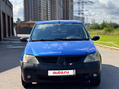 2005 Renault Logan I, синий, 180000 рублей, вид 2