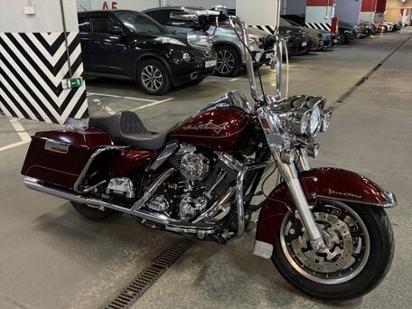 2008 Harley-Davidson Road King, красный, 1450000 рублей, вид 2