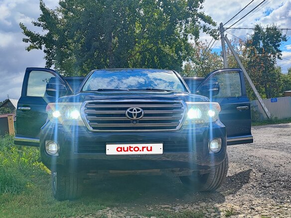 2012 Toyota Land Cruiser 200 Series Рестайлинг 1, чёрный, 3950000 рублей - вид 8