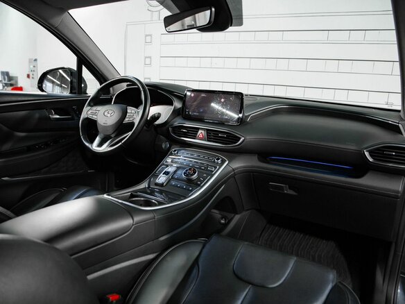 2021 Hyundai Santa Fe IV Рестайлинг, синий, 3589000 рублей - вид 31