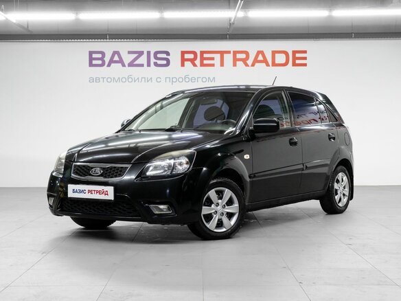 2011 Kia Rio II Рестайлинг, чёрный, 540000 рублей
