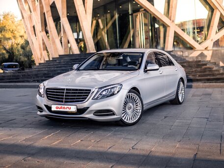 2014 Mercedes-Benz S-Класс 500 Long VI (W222, C217), серебристый, 4900000 рублей, вид 1