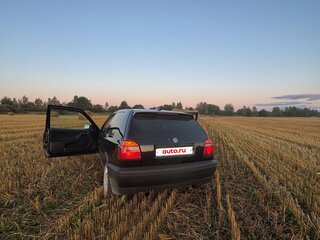 1992 Volkswagen Golf III, чёрный, 720000 рублей, вид 4