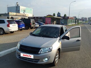 2012 Lada (ВАЗ) Granta I, серебристый, 220000 рублей, вид 3