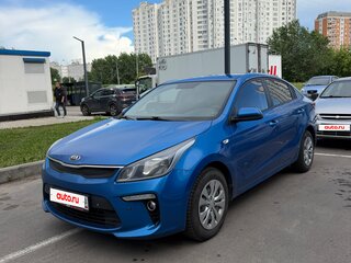 2017 Kia Rio IV, синий, 1300000 рублей, вид 3