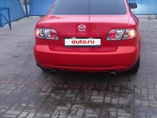 2006 Mazda 6 I (GG) Рестайлинг, красный, 580000 рублей, вид 4