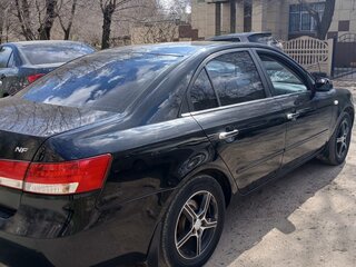 2006 Hyundai Sonata V (NF), чёрный, 570000 рублей, вид 4