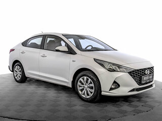 2022 Hyundai Solaris II Рестайлинг, белый, 1570000 рублей, вид 3