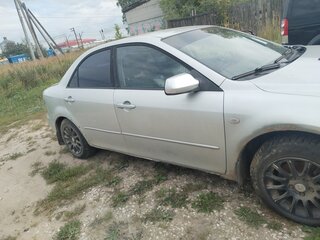 2006 Mazda 6 I (GG) Рестайлинг, серебристый, 90000 рублей, вид 5