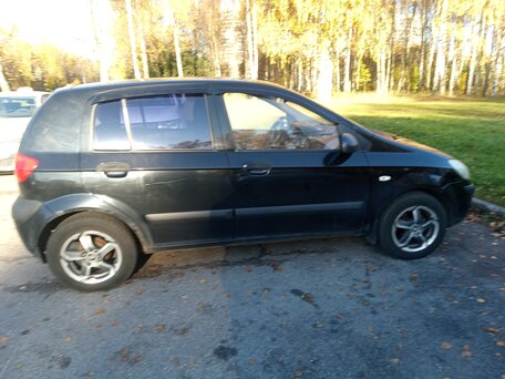 2007 Hyundai Getz I Рестайлинг, чёрный, 325000 рублей, вид 4