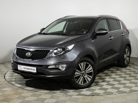 2015 Kia Sportage III Рестайлинг, серый, 1499777 рублей, вид 1