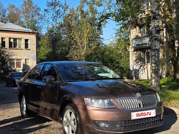 2014 Skoda Octavia III (A7), коричневый, 830000 рублей - вид 1