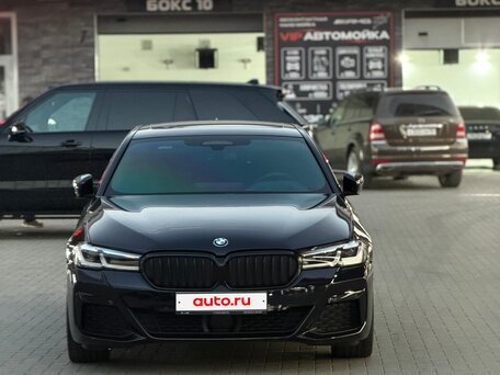 2020 BMW 5 серии 530i VII (G30/G31/G38) Рестайлинг, синий, 4890000 рублей, вид 1